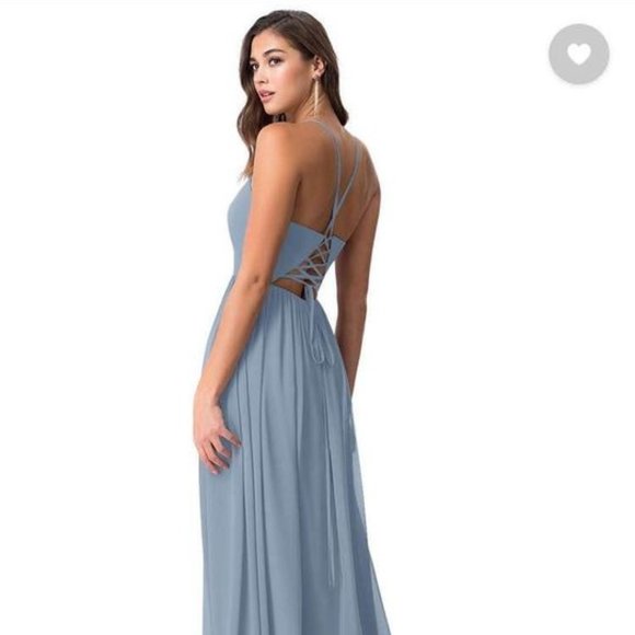 Azazie Dresses & Skirts - Azazie Aaida Dusty Blue A2 Dress